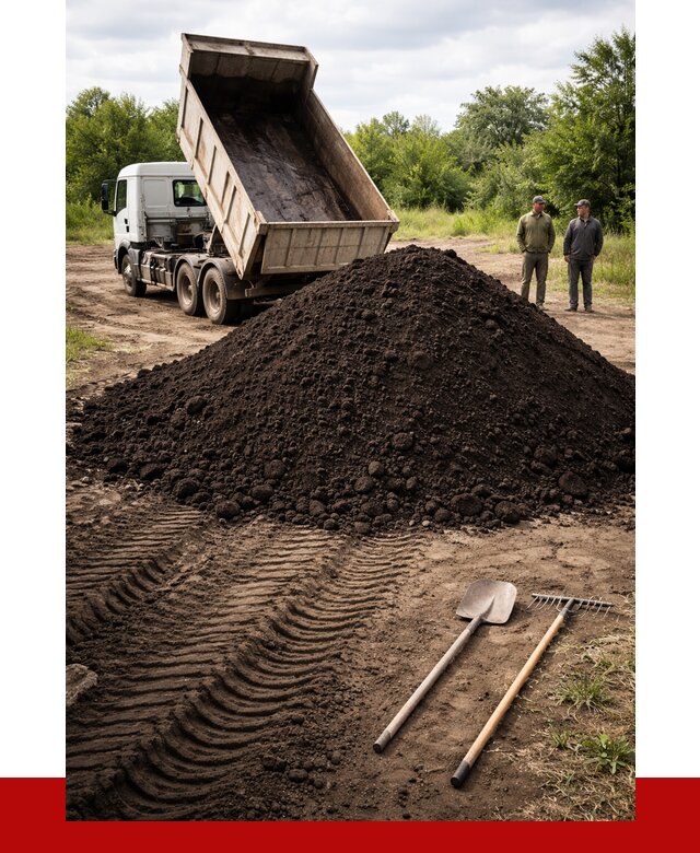 Купить чернозем навалом в Дагестанских Огнях от 1239 р. за куб | ПРОНЕРУДДгс