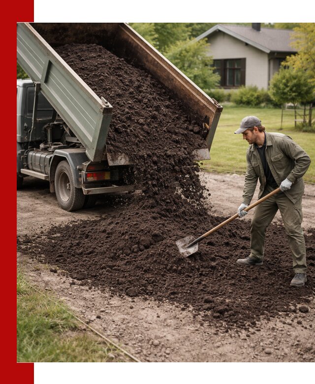 Чернозем для газона с доставкой в Дагестанских Огнях быстро и качественно