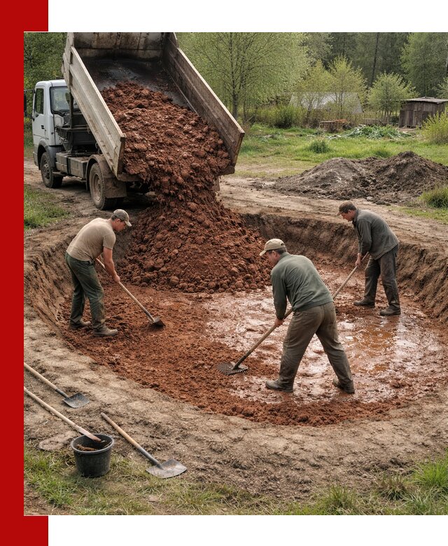 Купить качественную глину для пруда в Дагестанских Огнях