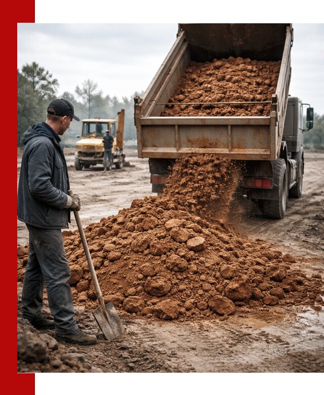 Глина для засыпки в Дагестанских Огнях с доставкой самосвалами