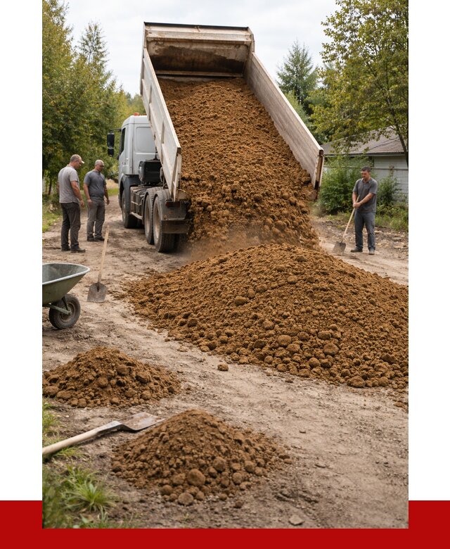 Купить суглинок с доставкой в Дагестанских Огнях от 2581 р. за куб | ПРОНЕРУДДгс