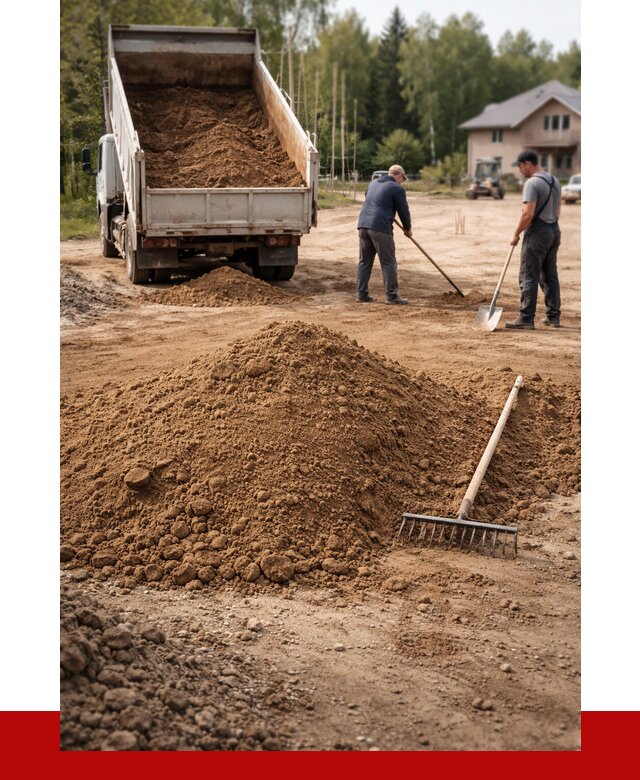 Суглинок для планировки в Дагестанских Огнях с доставкой от 4336 р. | ПРОНЕРУДДгс