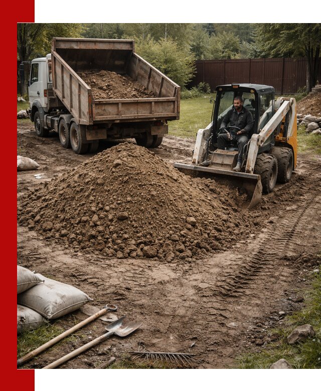 Суглинок для планировки участков в Дагестанских Огнях с доставкой и выгрузкой