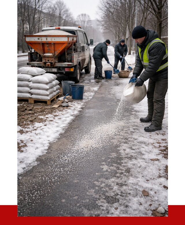 Реагент против гололеда в Дагестанских Огнях с доставкой от 4645 р. | ПРОНЕРУДДгс