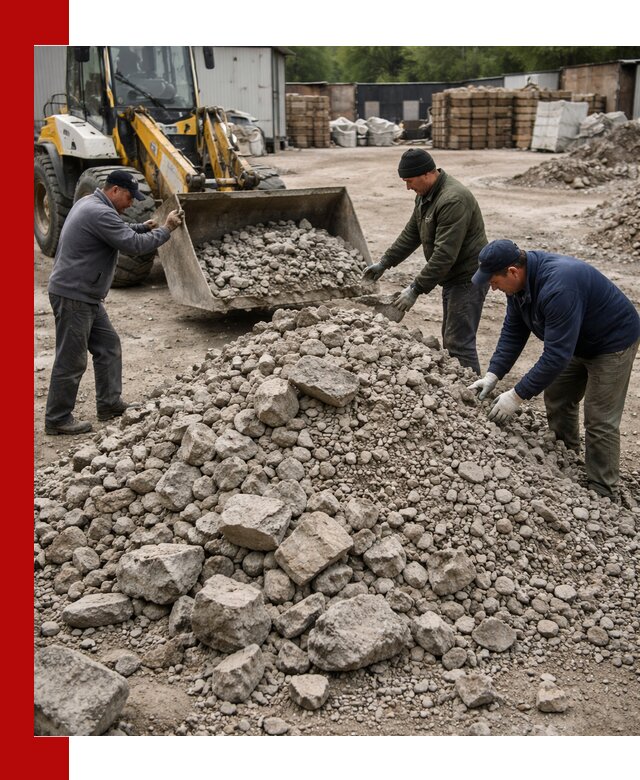 Демонтаж и вывоз бой бетона в Дагестанских Огнях