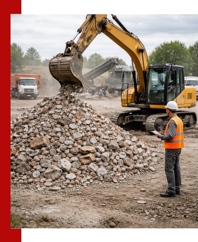 Доставка и вывоз строительного боя в Дагестанских Огнях