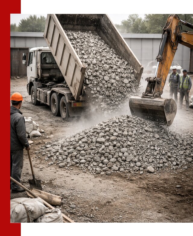 Доставка дробленого бетона в Дагестанских Огнях оптом и в розницу