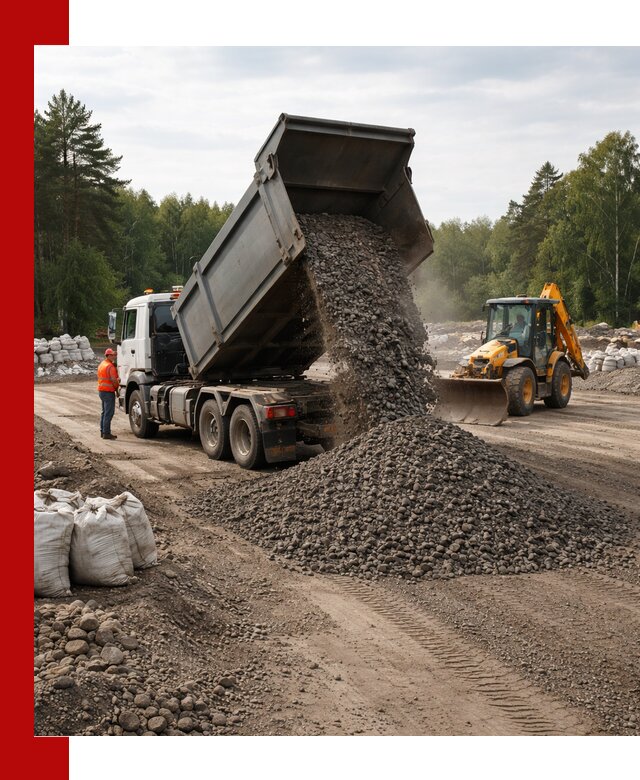 Доставка дробленого асфальта в Дагестанских Огнях для дорожных работ