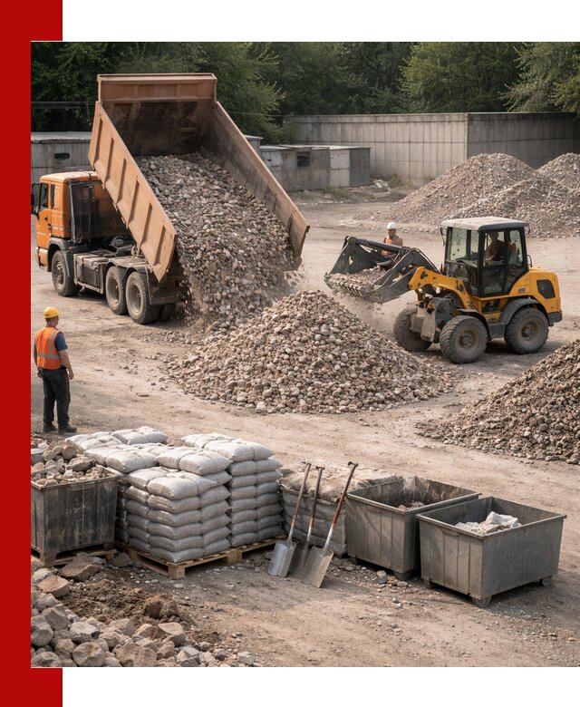 Вторичные материалы для отсыпки в Дагестанских Огнях — поставка и доставка