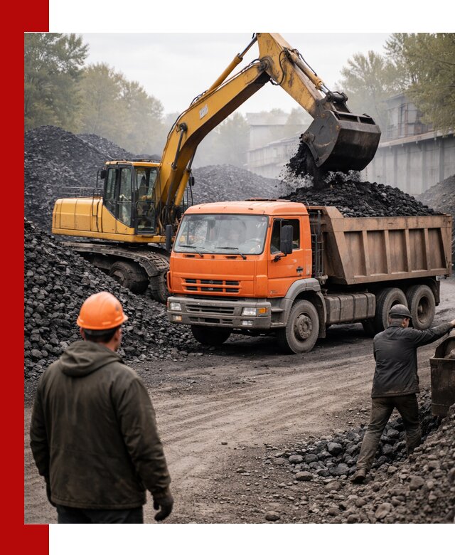 Доставка угля автотранспортом в Дагестанских Огнях быстро и выгодно