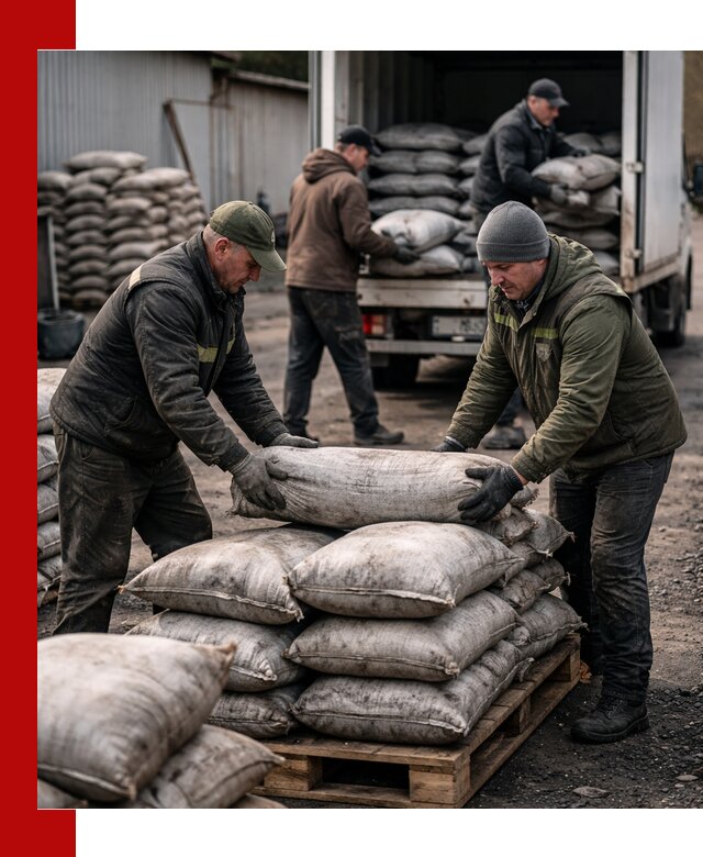 Доставка угля в мешках по выгодным ценам в Дагестанских Огнях