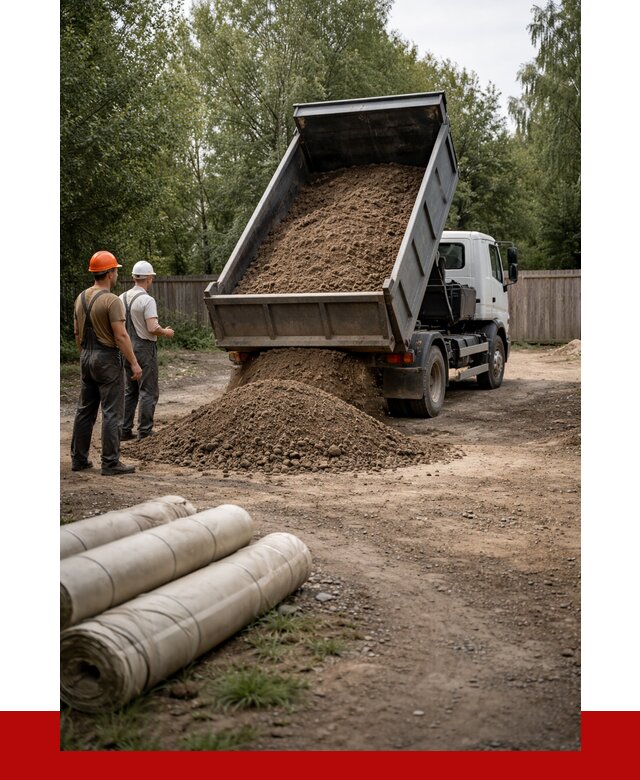 Доставка сыпучих материалов самосвалом в Дагестанских Огни от 4336 р. | ПРОНЕРУДДгс