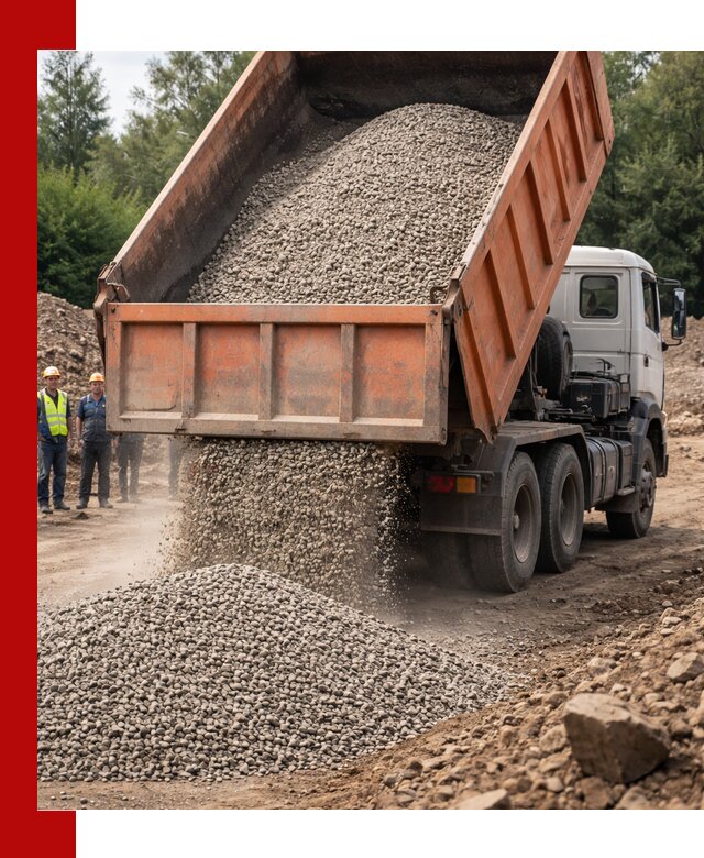 Доставка сыпучих материалов самосвалом в Дагестанских Огнях быстро и надежно