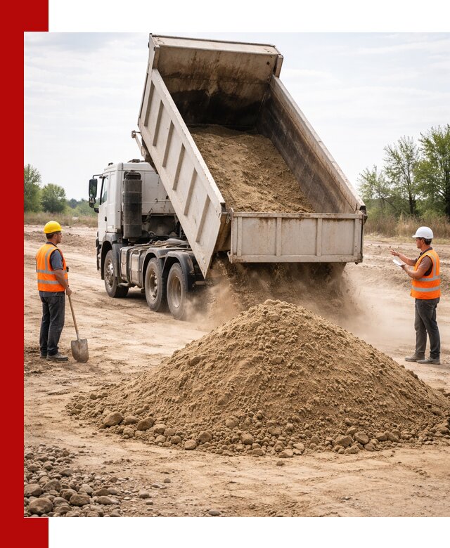 Доставка самосвалом 15 кубов в Дагестанских Огнях за город и по городу