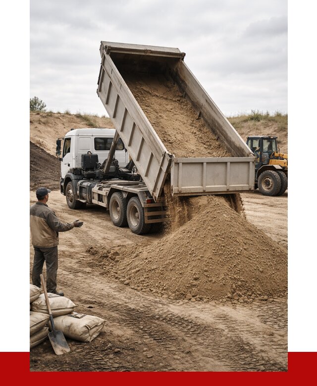 Доставка самосвалом 20 кубов в Дагестанских Огнях от 7742 р. | ПРОНЕРУДДгс