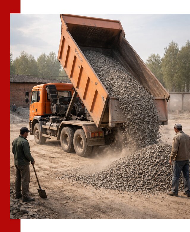 Доставка самосвалом 20 м3 в Дагестанских Огнях быстро и надежно