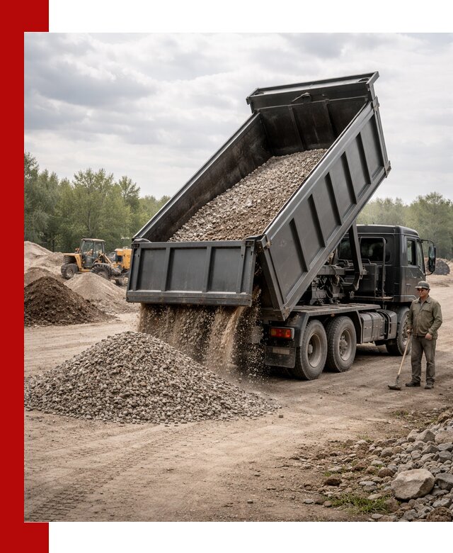 Доставка самосвалом 30 м3 по выгодным ценам в Дагестанских Огнях