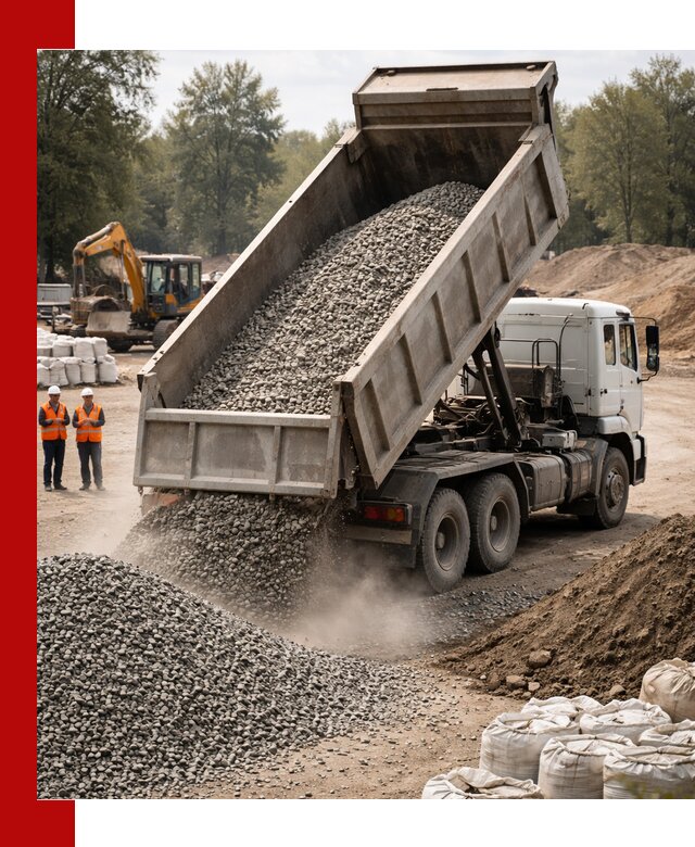 Аренда самосвала в Дагестанских Огнях для доставки сыпучих и нерудных материалов