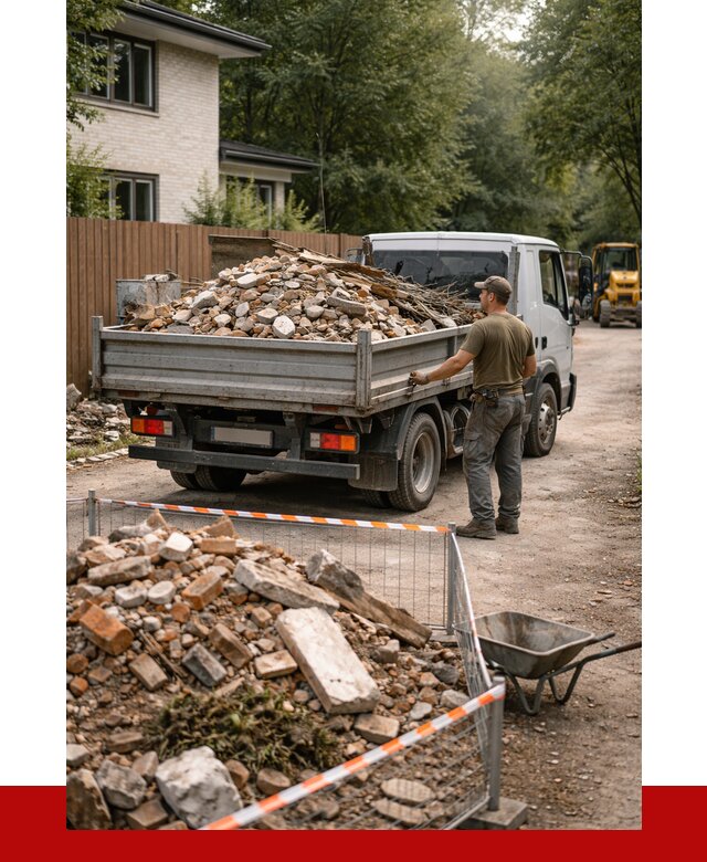 Вывоз строительного мусора с погрузкой в Дагестанских Огнях от 7742 р | ПРОНЕРУДДгс