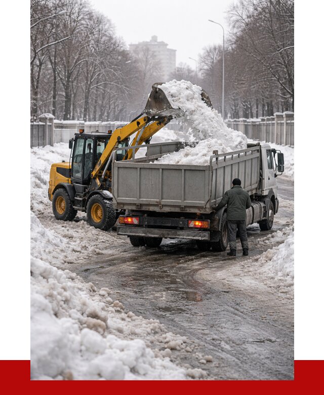 Вывоз снега с погрузкой в Дагестанских Огнях от 3613 р. ПРОНЕРУДДгс