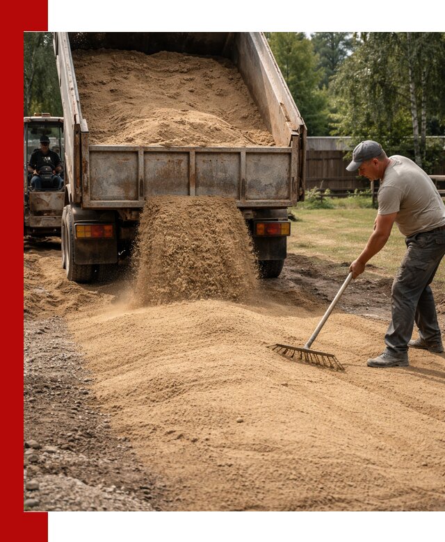Отсыпка участка песком в Дагестанских Огнях быстро и качественно