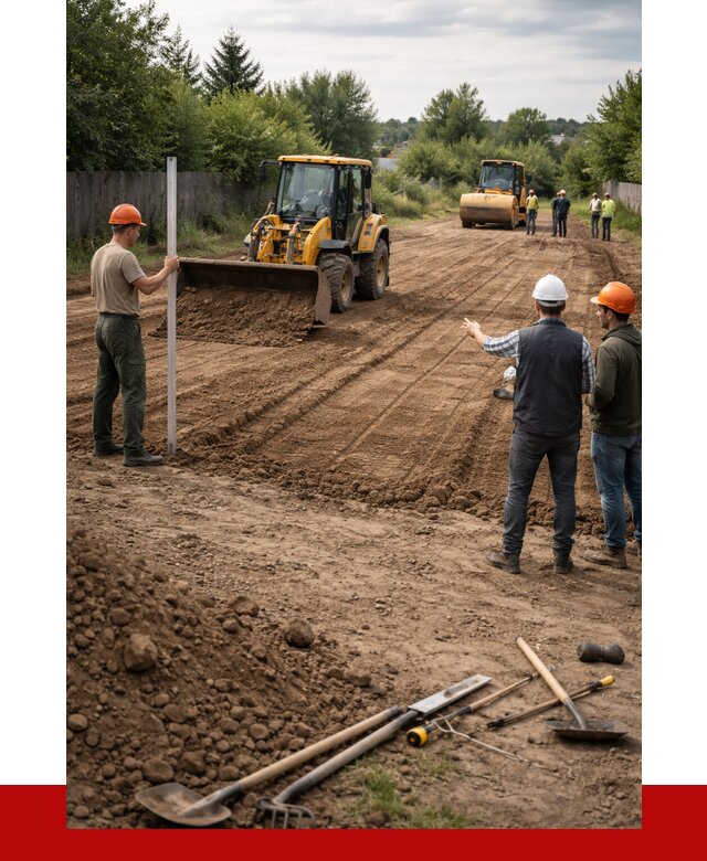 Планировка участка грунтом в Дагестанских Огнях от 4645 р ПРОНЕРУДДгс