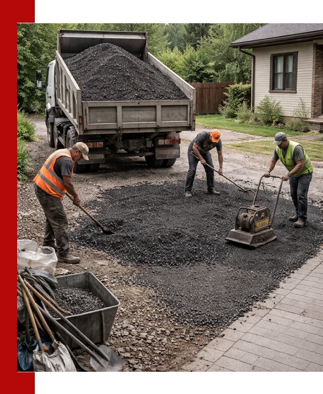 Асфальтовая крошка для двора с доставкой в Дагестанских Огнях